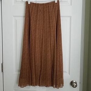 Brown neutral skirt